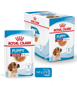 Royal Canin - Size Health Nutrition - Medium Puppy - 140g x 10 buste