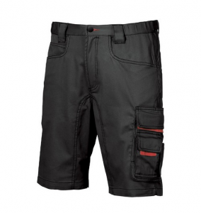 Pantaloni corti da lavoro multitasche U-Power PARTY Black Carbon HY017BC