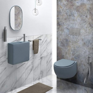 Wall-hung ceramic toilet DOT 2.0 AeT Italia