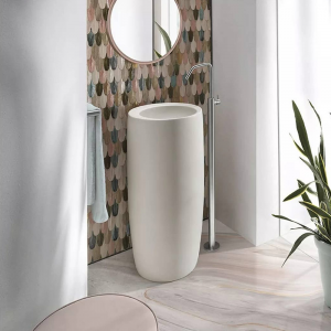 Beige matte freestanding washbasin Spot AeT Italia