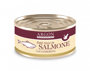 Argon_patè Salmone - umido gatto 85 gr.