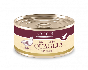 Argon_patè Quaglia- umido gatto 85 gr.