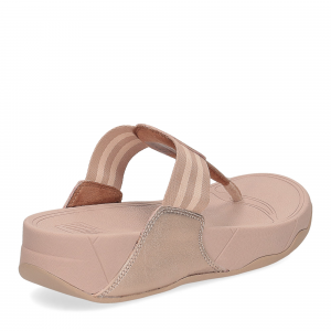 Fitflop Walkstar toe post sandals rose gold-5