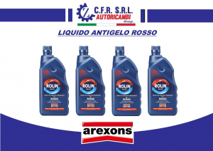 4Pz Liquido Antigelo Protettivo Radiatori Pluristagionale Arexons 8010 Rosso
