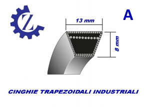 Cinghia Trapezoidale Industriale Sezione A80 13X2032