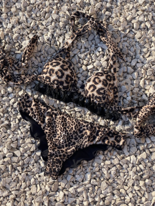 Bikini Triangolo con nappine e slip coulotte brasiliano Sòcool 