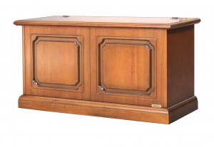 SUPERPROMO - Caja de almacenaje estilo clásico madera resistente anchura cm 100