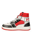 Pyrex Sneaker da ragazzo bianca rossa e nera.