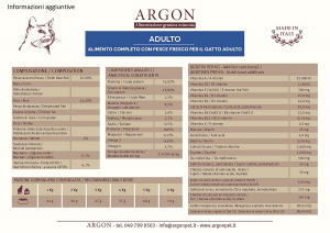 Argon_Crocchette gatto adulto pesce fresco 1,5 Kg