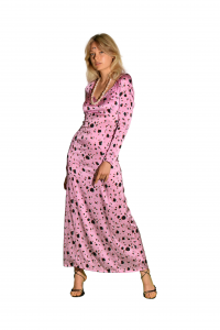 Long Sleeve Dress // Dalmata Pink