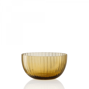 Idra Bowl Striped Amber