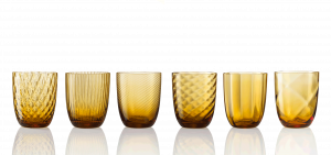 Set 6 Bicchieri Idra Ambra