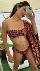 Bikini fascia e slip nodi brasiliano regolabile Frou Frou Sòcool