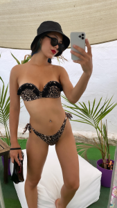 Bikini Fascia con nappine e slip brasiliano con nodi Sòcool TAGLIA M, L, XL