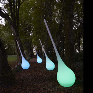 Gartenvase mit Led RGB Licht Ampoule XL Myyour