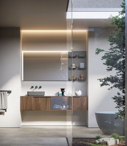 Edge Cornices 14 wall-mounted bathroom cabinet