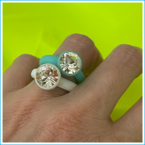 ANELLO OPS! ROCK - BIANCO