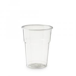 Bicchiere biodegradabile in PLA, tacca CE a 200ml (250ml raso) -D74