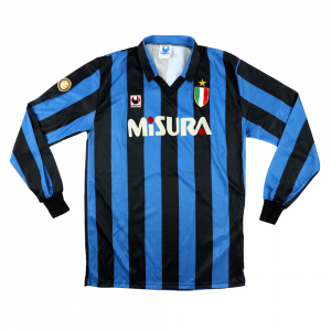 1989-90 Inter Maglia #10 Matthaus Uhlsport Misura XL (Top)
