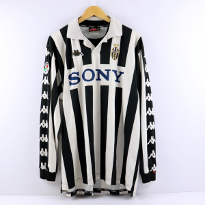 1999-00 Juventus Maglia Coppa Uefa Sculli #29 Kappa Sony Match Worn XL