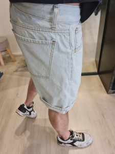 Pantaloncino bull jeans chiaro