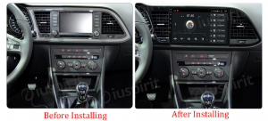 ANDROID autoradio navigatore per Seat Leon 3 2013-2018 CarPlay Android Auto GPS USB WI-FI Bluetooth 4G LTE