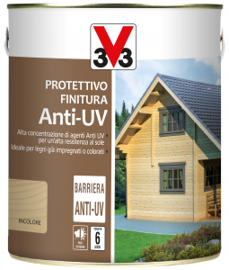 Protettivo Finitura - Anti-Uv - A Solvente Incolore 2,5 Lt.