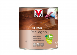Vernice Per Legno - Toni Legno - Aspetto Brillante Wengã¨ 0,5 Lt.