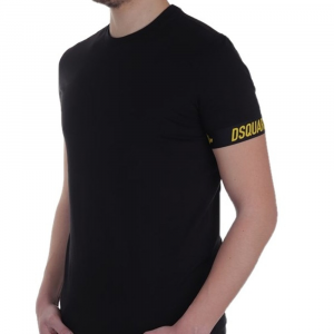 DSQUARED2 T-shirt Elastico Giallo