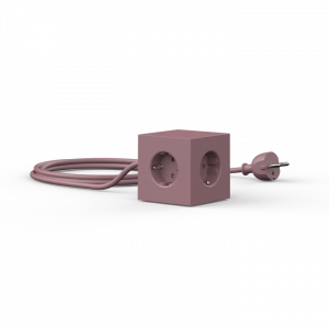 Avolt Square 1 multipresa di design - Cubo magnetico con 3 prese e 2 porte USB - rosso