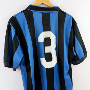 1988-89 Inter Maglia #3 Brehme Uhlsport Misura XL