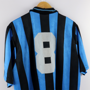 1992-94 Inter Maglia #8 Jonk Umbro Fiorucci XL (Top)