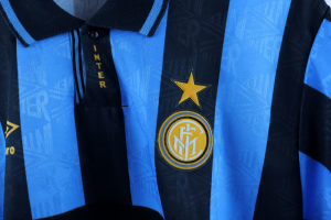 1992-94 Inter Maglia #8 Jonk Umbro Fiorucci XL (Top)