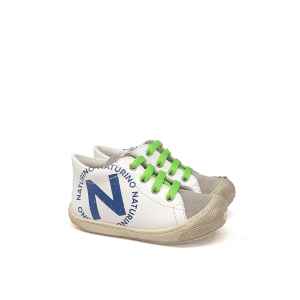 Sneakers bianche/azzurre Naturino