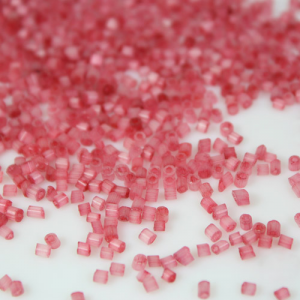 Perline di conteria rosa Ø2 mm vetro di Murano