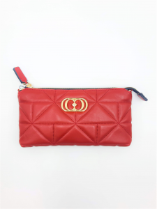 Tracollina Candice Double Wallet rossa La Carrie