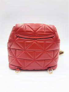 Zainetto Small Backpack Leather rosso La Carrie