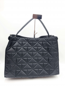 Shopper Silvie Bag Leather nera La Carrie
