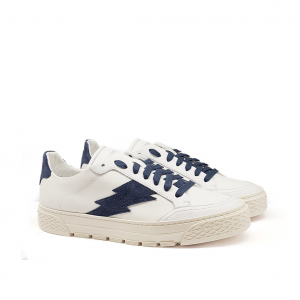Sneakers bianche/jeans Stokton
