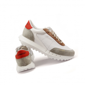 Sneakers bianche/multicolor Stokton