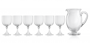 3/62 Water Set of 6 Glasses & 1 Pitcher