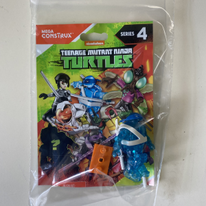 Teenage Muntant Ninja Turtles - Mega Construx: LEONARDO (Clear Blue) by Mattel