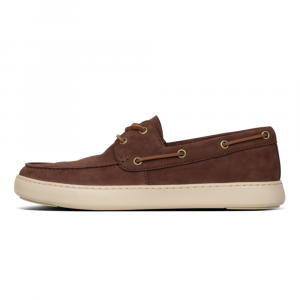 Fitflop - LAWRENCE BOAT SHOES CHOCOLATE BROWN