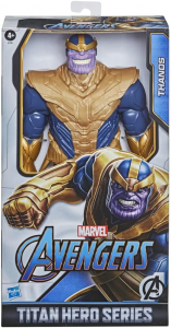 Hasbro Marvel - Titan Hero Series Blast Gear, Action figure di Thanos (classe Deluxe), di 30 cm