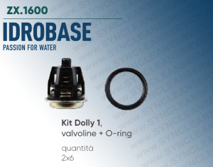 Kit Dolly 1 IDROBASE valido per pompe W101, W131, W151 della INTERMPUMP composto da Valvoline + O-ring