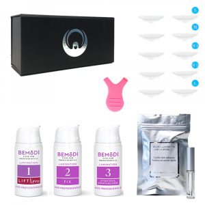 Mini Kit Laminación de pestañas y cejas, 12 tratamientos, BeModi