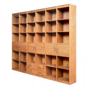 Open shelving wall unit