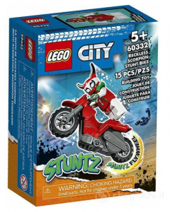 LEGO 60332 Stunt Bike Scorpione Spericolato 60332 LEGO