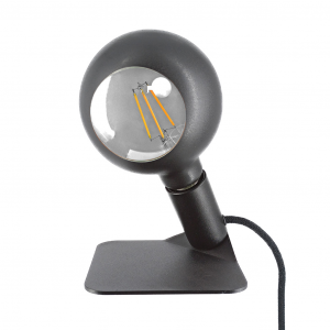 Iride nero - Portalampada magnetico con lampada | Blacksheep Store