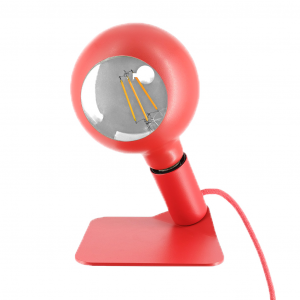 Iride rosso - Portalampada magnetico con lampada | Blacksheep Store